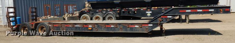 image for item MF9651 1992 Load King PCS50/70-2  drop deck equipment trailer