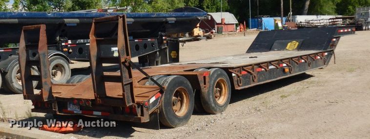 image for item MF9651 1992 Load King PCS50/70-2  drop deck equipment trailer