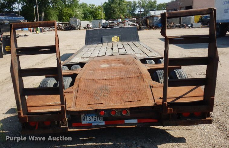 image for item MF9651 1992 Load King PCS50/70-2  drop deck equipment trailer