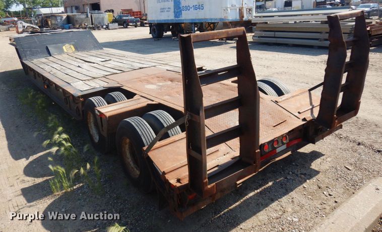 image for item MF9651 1992 Load King PCS50/70-2  drop deck equipment trailer