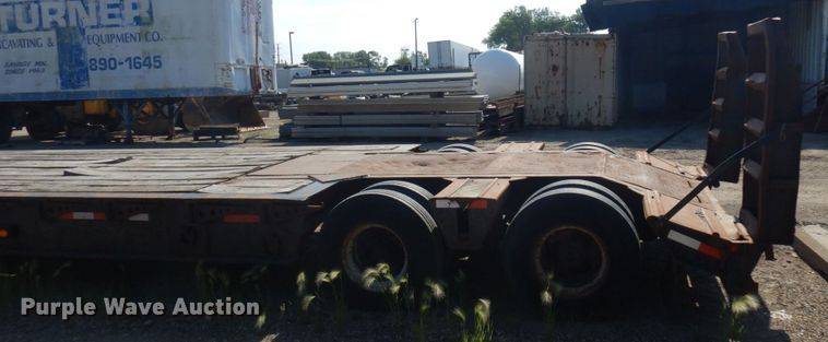 image for item MF9651 1992 Load King PCS50/70-2  drop deck equipment trailer