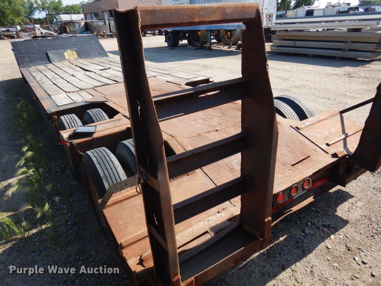 image for item MF9651 1992 Load King PCS50/70-2  drop deck equipment trailer