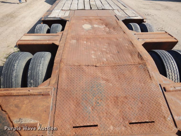 image for item MF9651 1992 Load King PCS50/70-2  drop deck equipment trailer