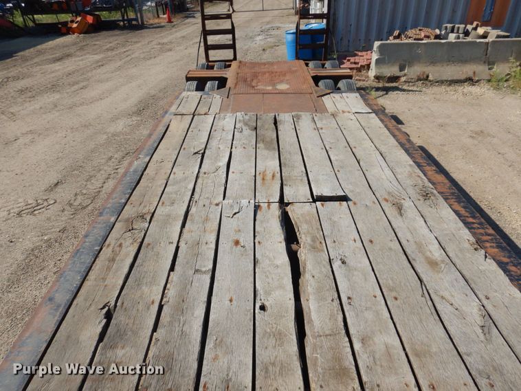 image for item MF9651 1992 Load King PCS50/70-2  drop deck equipment trailer