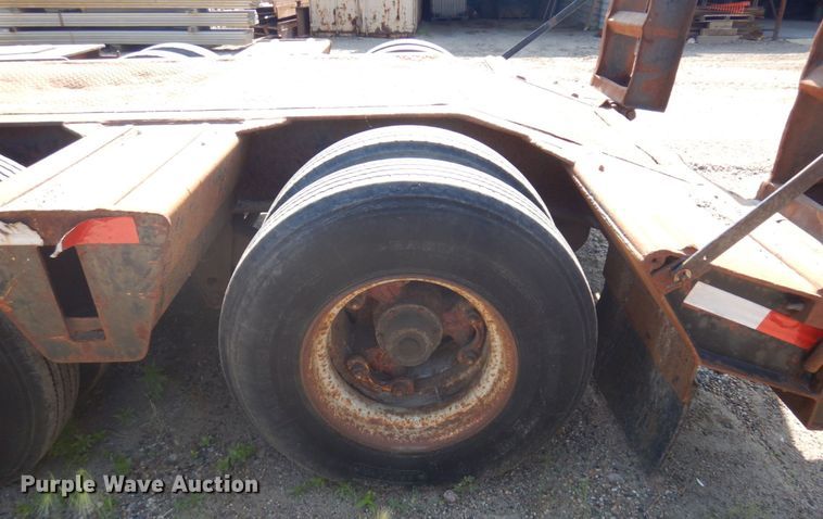 image for item MF9651 1992 Load King PCS50/70-2  drop deck equipment trailer