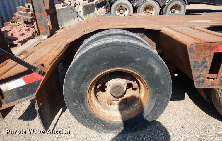 image for item MF9651 1992 Load King PCS50/70-2  drop deck equipment trailer