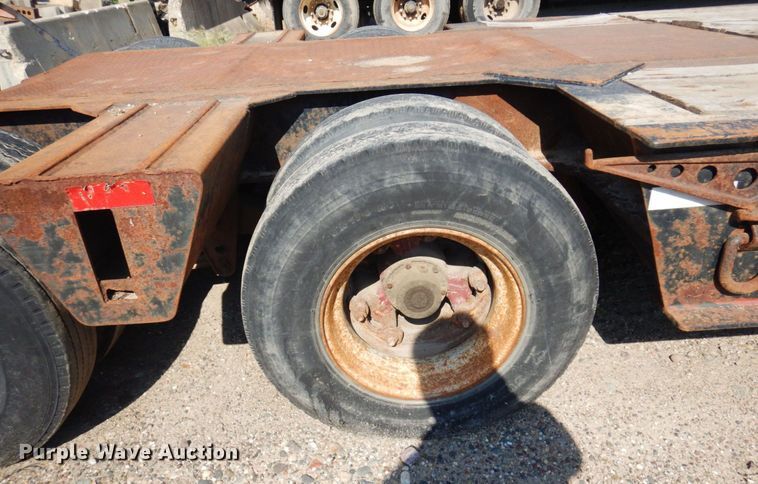 image for item MF9651 1992 Load King PCS50/70-2  drop deck equipment trailer