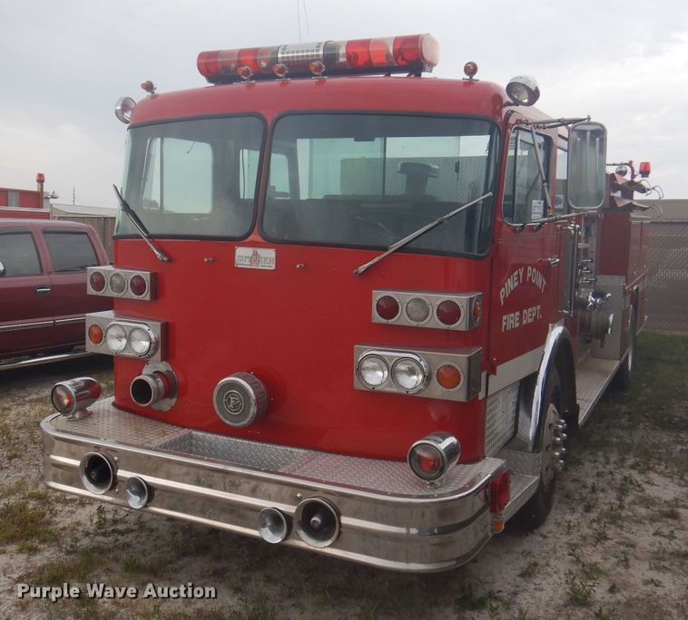 image for item DJ3840 1981 Sutphen Deluge  pumper fire truck