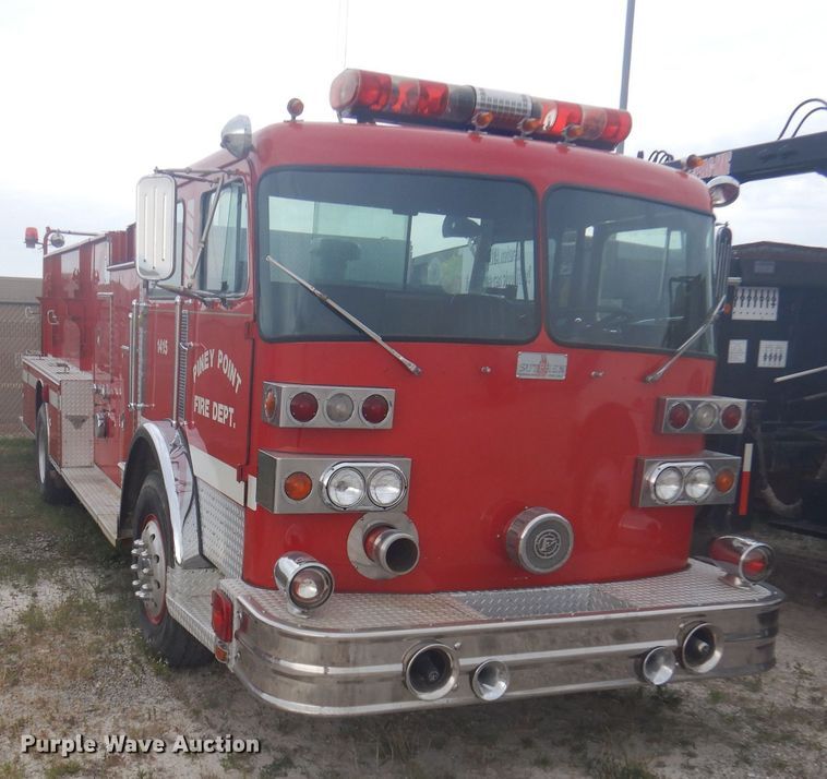 image for item DJ3840 1981 Sutphen Deluge  pumper fire truck