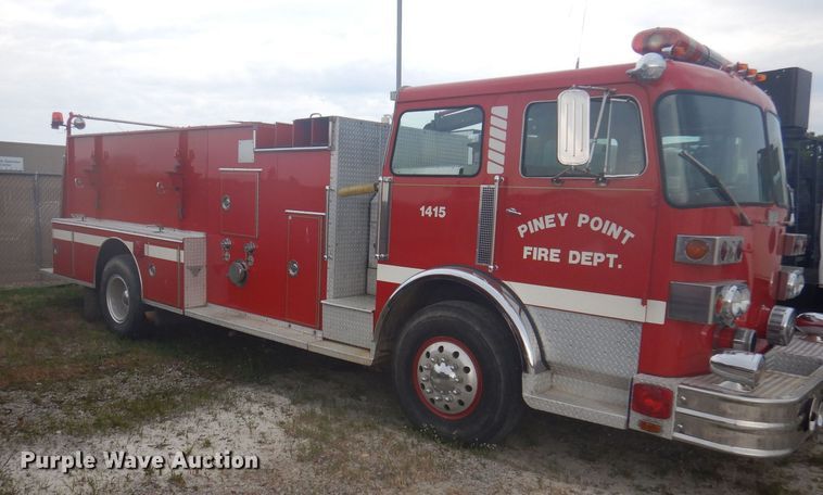 image for item DJ3840 1981 Sutphen Deluge  pumper fire truck
