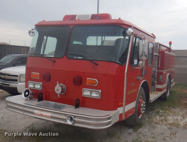 image for item DJ3841 1986 Federal Motors  pumper fire truck