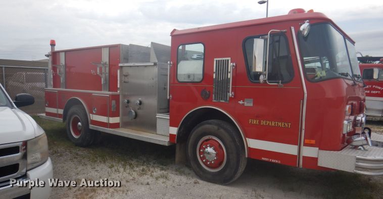 image for item DJ3841 1986 Federal Motors  pumper fire truck