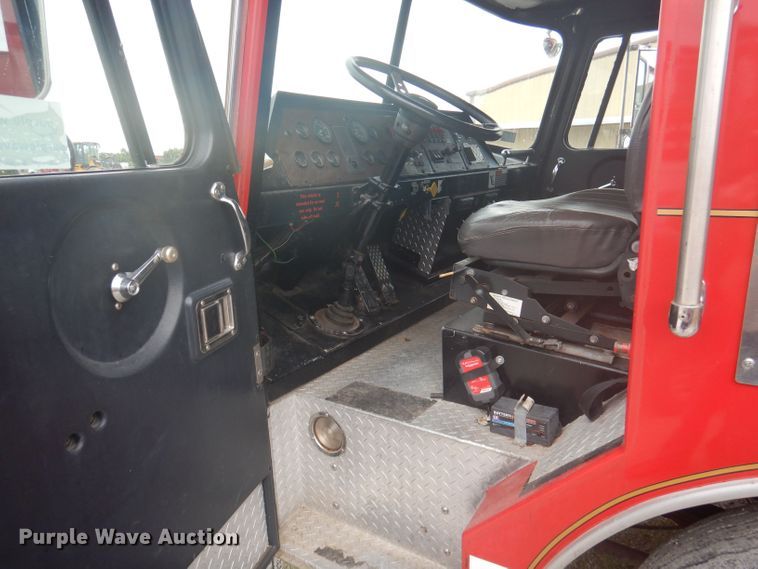 image for item DJ3841 1986 Federal Motors  pumper fire truck