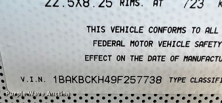 image for item DJ7665 2009 Blue Bird  school bus