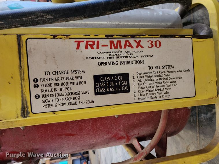 image for item DL6617 Tri-Max 30  compressed air foam system