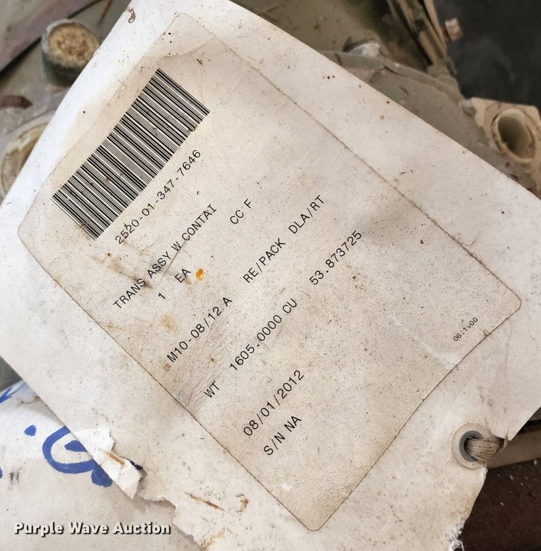 image for item DL6620 (2) Allison transmissions