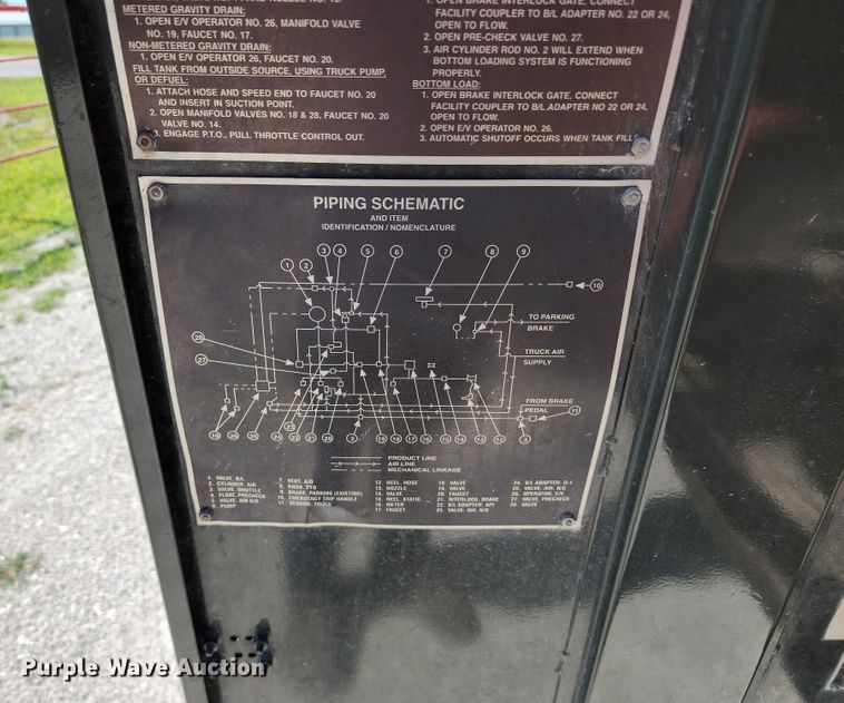 image for item DL6625 1992 International 4700  tanker fire truck