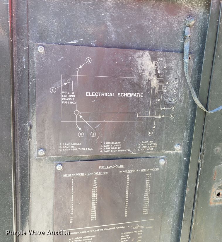 image for item DL6625 1992 International 4700  tanker fire truck