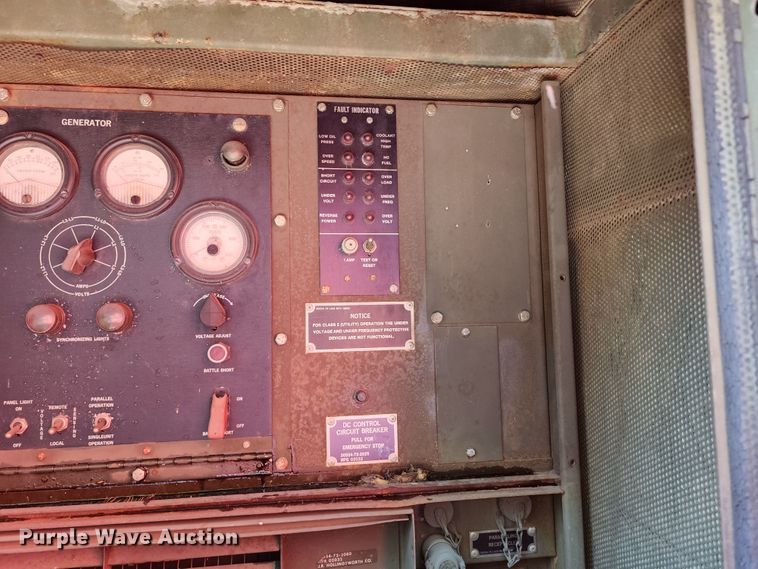 image for item DL6628 John R Hollingsworth MEP-004AAS  generator