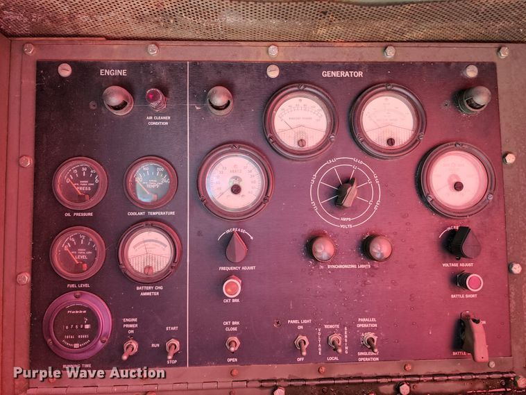 image for item DL6628 John R Hollingsworth MEP-004AAS  generator