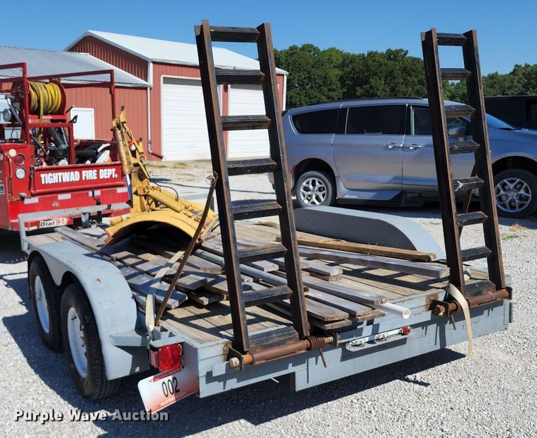 image for item DL6639 2003 Neal Manufacturing  utility trailer