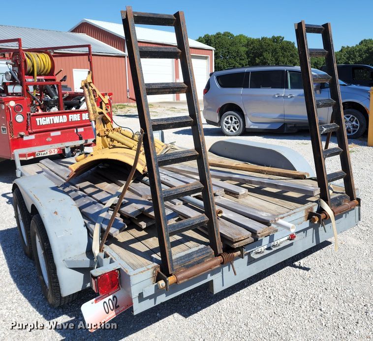 image for item DL6639 2003 Neal Manufacturing  utility trailer