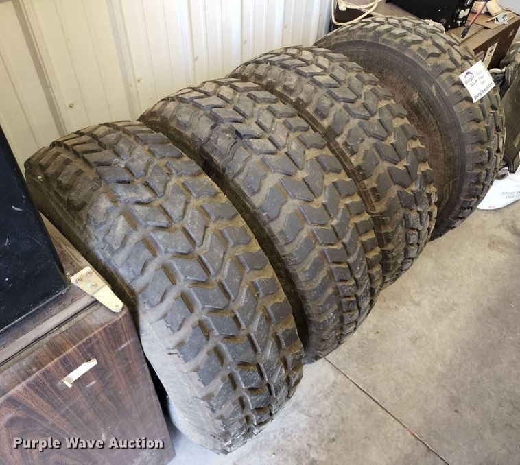 image for item DL6643 (4) Goodyear Wrangler tires and wheels