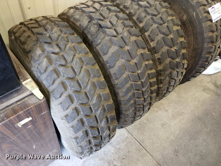 image for item DL6643 (4) Goodyear Wrangler tires and wheels
