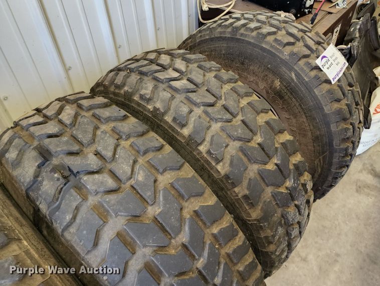 image for item DL6643 (4) Goodyear Wrangler tires and wheels