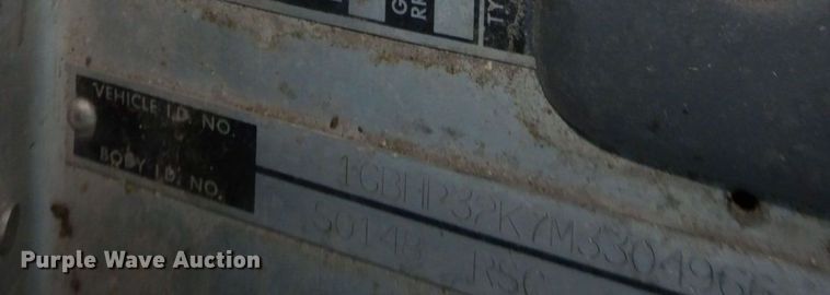 image for item DM2301 1991 Chevrolet P30  delivery truck