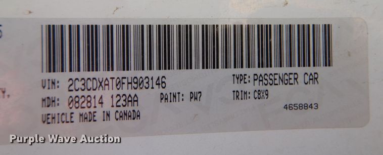 image for item DM2302 2015 Dodge Charger Police