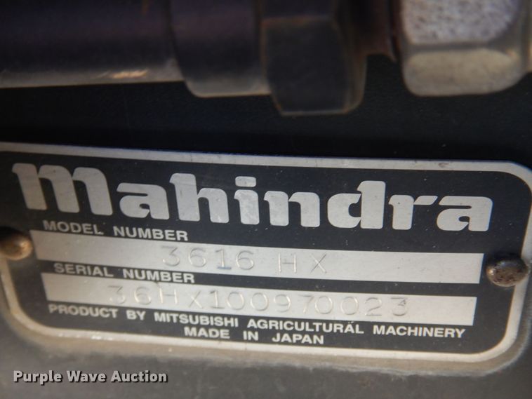 image for item DN0386 Mahindra 3616 HST  MFWD tractor
