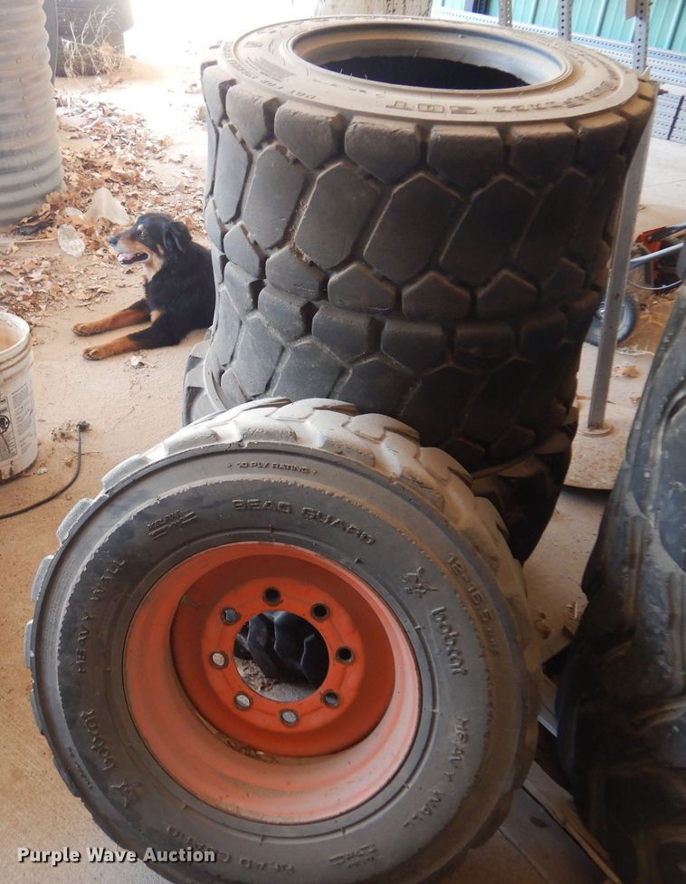 image for item DN0387 (5) skid steer tires