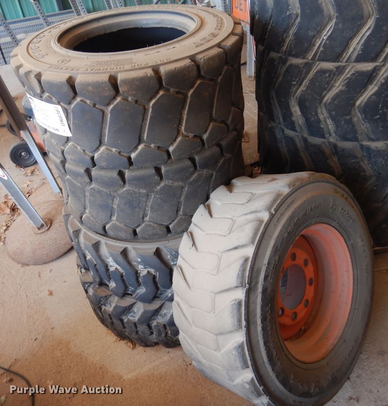 image for item DN0387 (5) skid steer tires