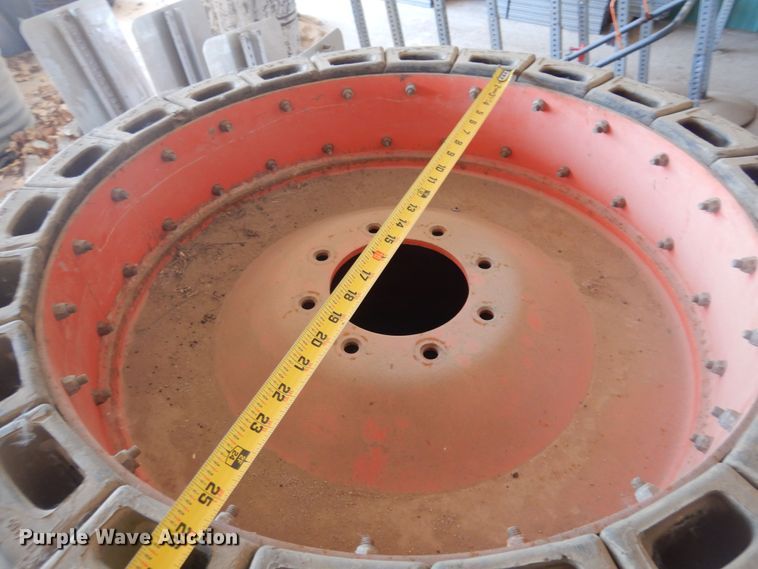 image for item DN0388 (4) soild skid steer tires and wheels