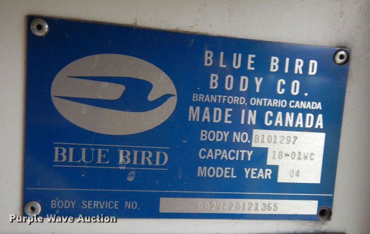 image for item DN1596 2003 Ford E450 Super Duty  school bus