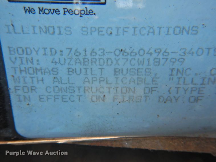 image for item DP4366 2007 Freightliner B2  school bus