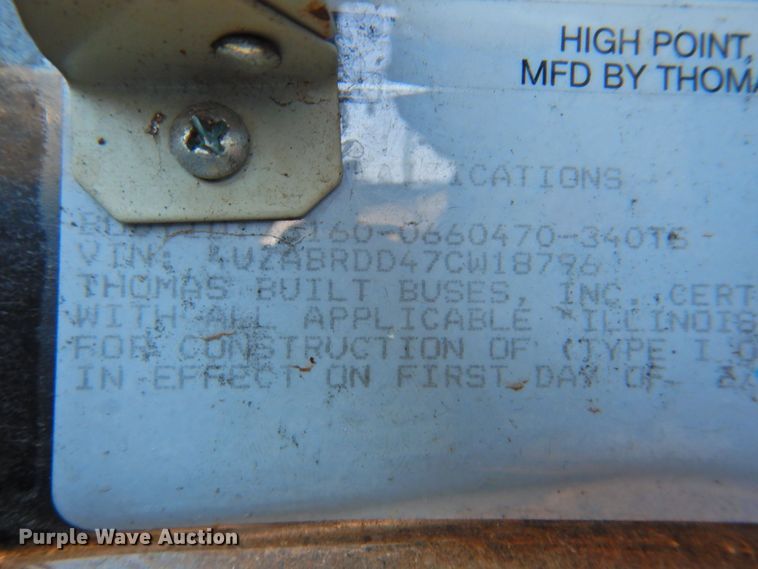 image for item DP4367 2007 Freightliner B2  school bus