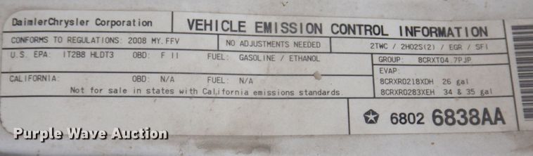 image for item DP5583 2008 Dodge Ram 1500  pickup truck