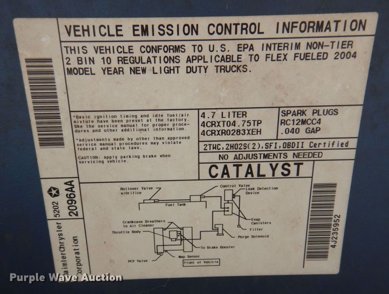 image for item DP5584 2004 Dodge Ram 1500  pickup truck