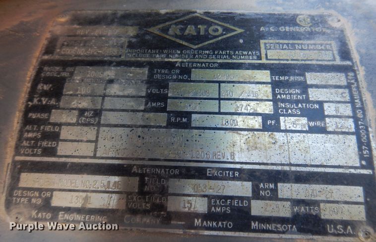 image for item DP5585 1972 Hol-gar MB-16  generator