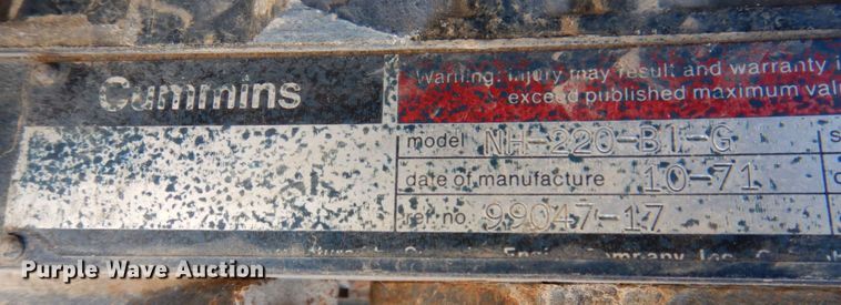 image for item DP5585 1972 Hol-gar MB-16  generator