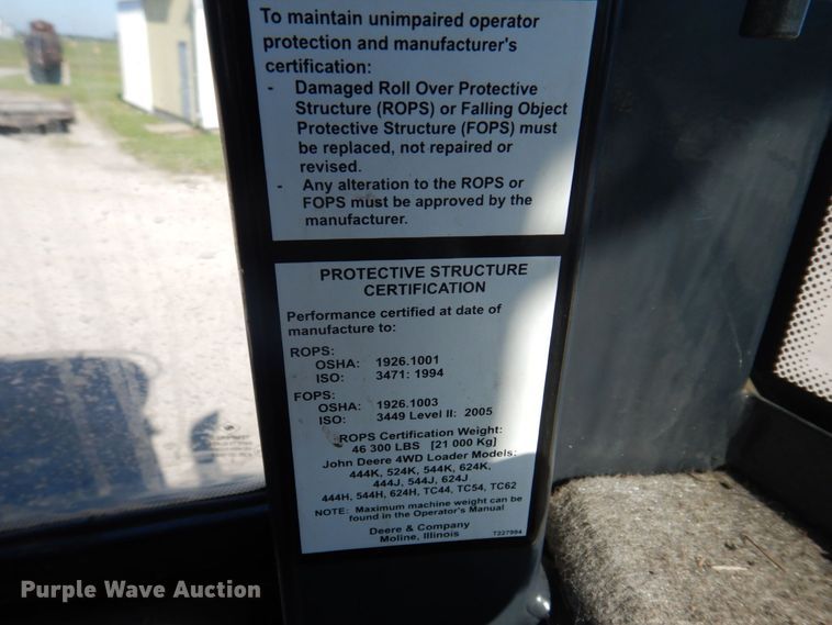 image for item DP5600 2014 John Deere 444K  wheel loader