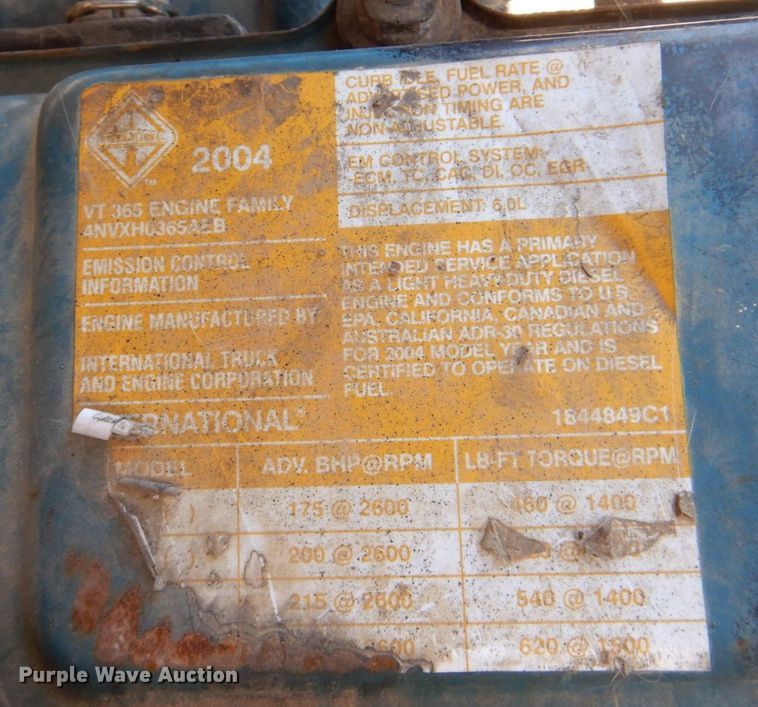 image for item DR1861 2005 IC PB105  school bus