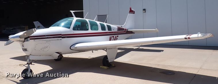 image for item DS7109 1976 Beechcraft Bonanza A-36  airplane