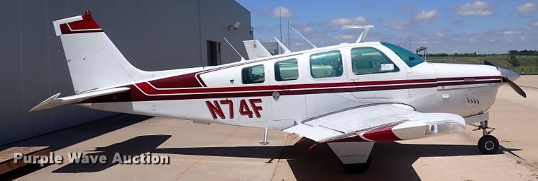 image for item DS7109 1976 Beechcraft Bonanza A-36  airplane