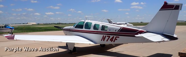 image for item DS7109 1976 Beechcraft Bonanza A-36  airplane