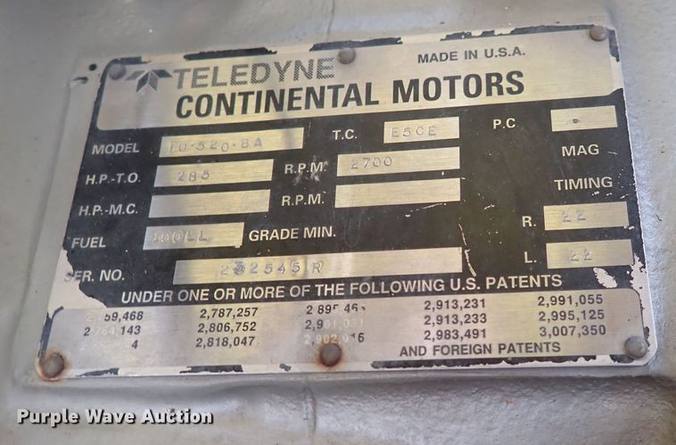 image for item DS7109 1976 Beechcraft Bonanza A-36  airplane