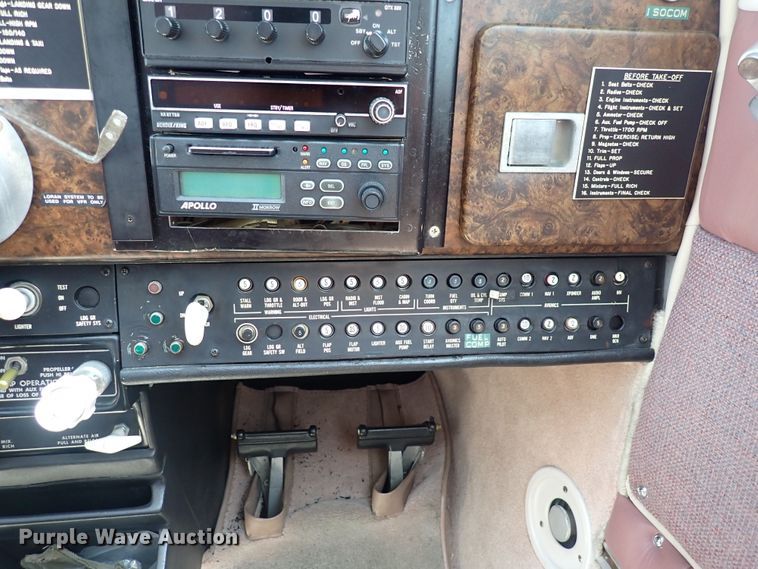 image for item DS7109 1976 Beechcraft Bonanza A-36  airplane