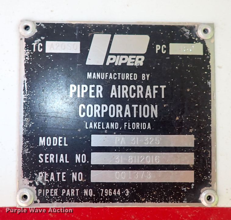 image for item DS7111 Piper Navajo PA 31-325  airplane